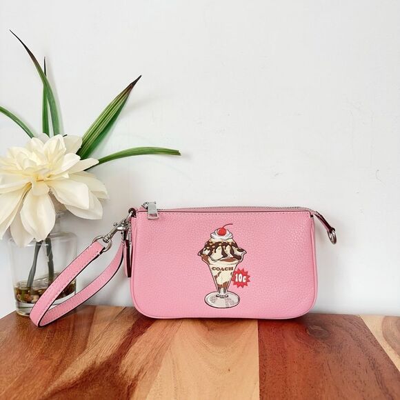 NWT Coach‎ Leather Nolita 19 With Sundae Graphic - Picture 7 of 9